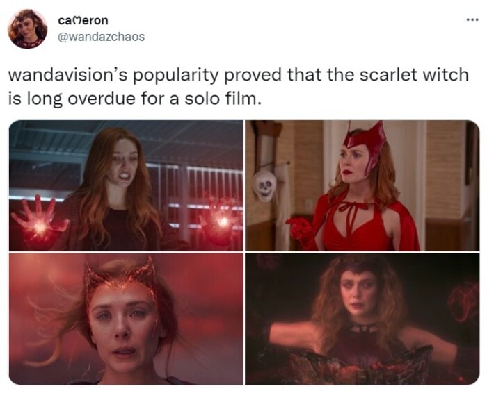 Shows About Witches - The Scarlet Witch from “WandaVision”