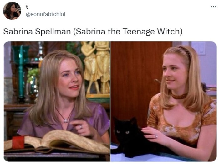 Shows About Witches - Sabrina Spellman from “Sabrina, the Teenage Witch”