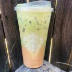 Starbucks Cold Drinks - Vanilla Toffee Nut Iced Latte with Vanilla Matcha Sweet Cream Foam (Venti)