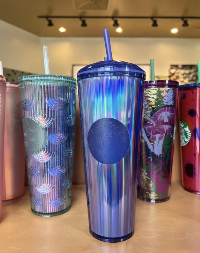 Starbucks Fall Cups 2022 - Periwinkle Blue Kaleidoscope Tumbler