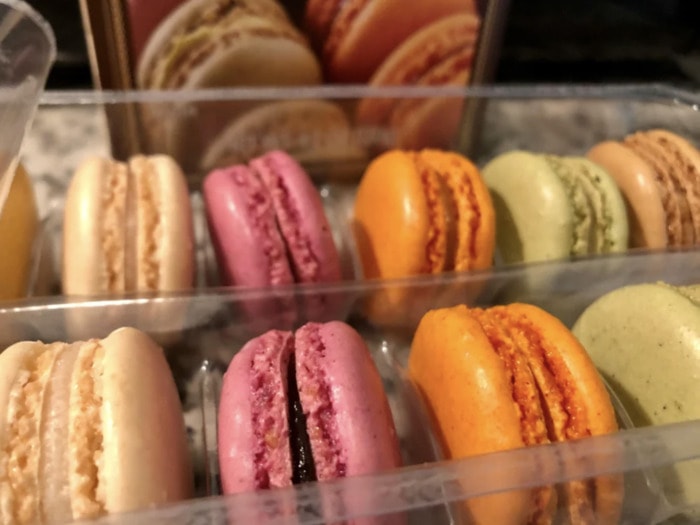 Trader Joe's Macarons - cookie close up