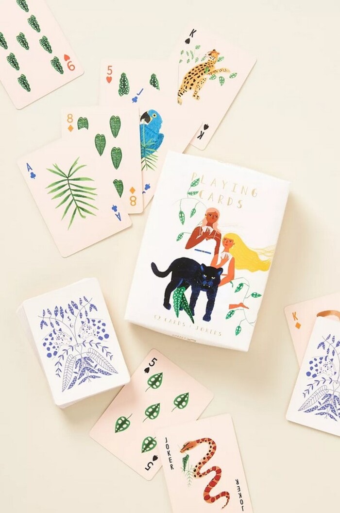 Virgo Gift Guide - Botanical Playing Cards