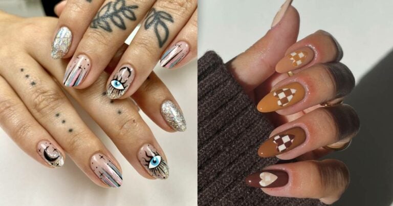 1. Fall Floral Nail Art Designs - wide 7