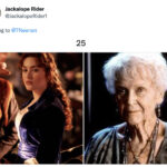 leonardo dicaprio camila morrone memes tweets - rose titanic