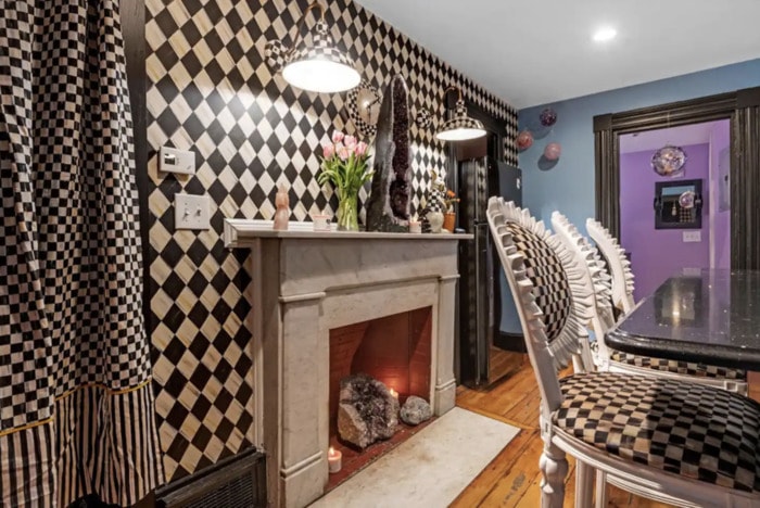 Salem Airbnb - Lorelei Witches House dining room
