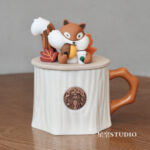 Starbucks Fall Squirrel Mug Collection - Tree Stump