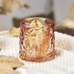 Starbucks Fall Squirrel Mug Collection - Red Orange Ombre Glass Cup