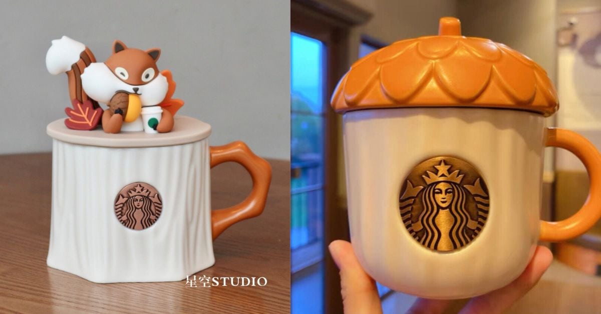 We're Nuts About These Starbucks Squirrel Mugs for Fall - Let's Eat Cake