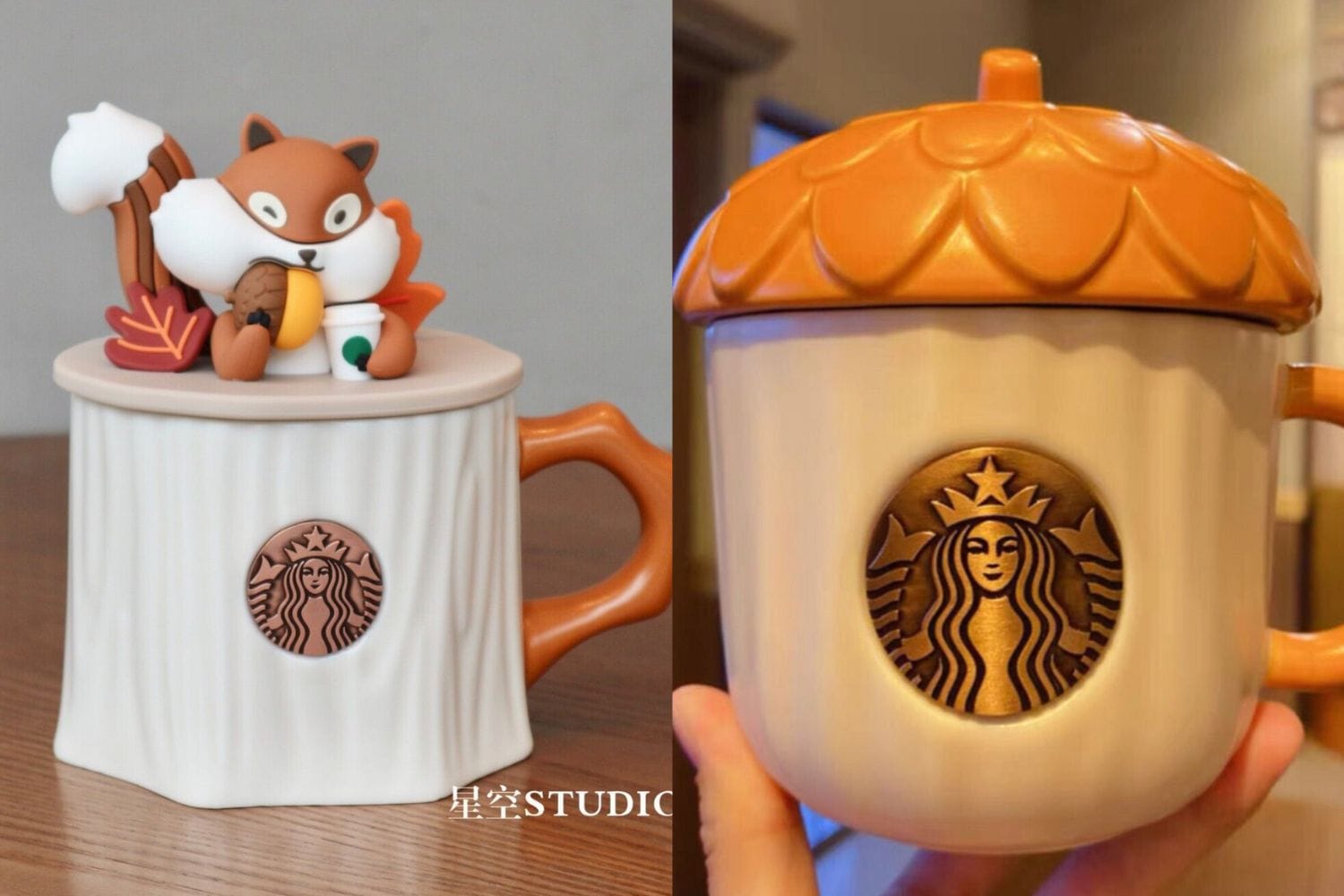 We're Nuts About These Starbucks Squirrel Mugs for Fall - Let's Eat Cake