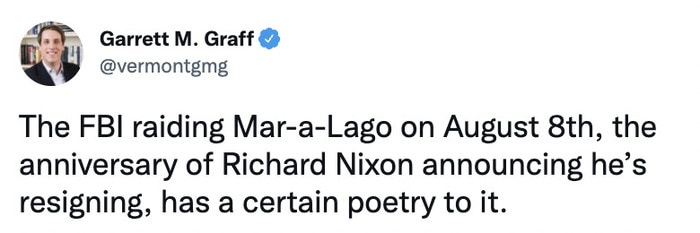 Trump Mar-a-Lago Tweets Memes - nixon anniversary