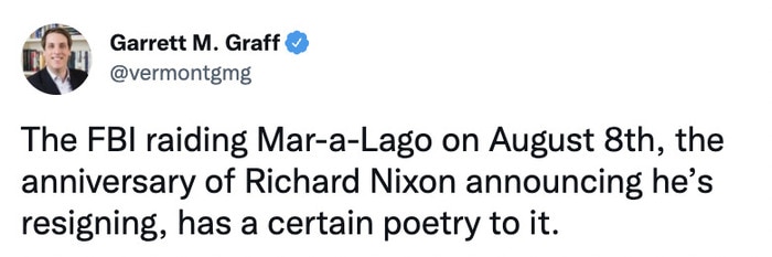 Trump Mar-a-Lago Tweets Memes - nixon anniversary