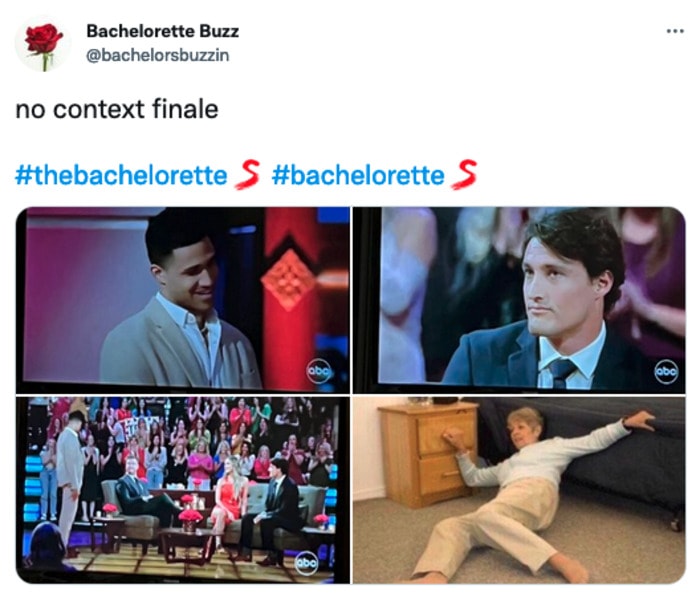 Bachelorette Finale 2022 Memes - no context finale