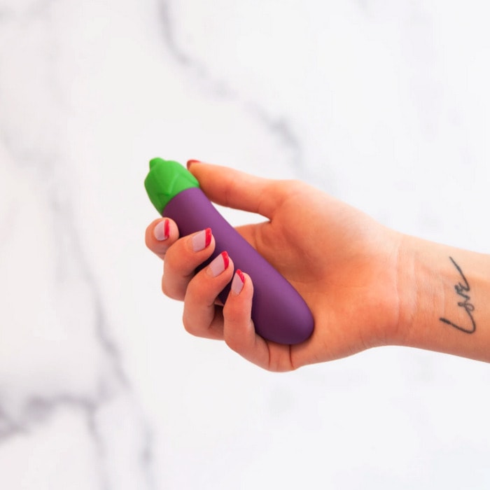 Emojibator - Eggplant vibrator