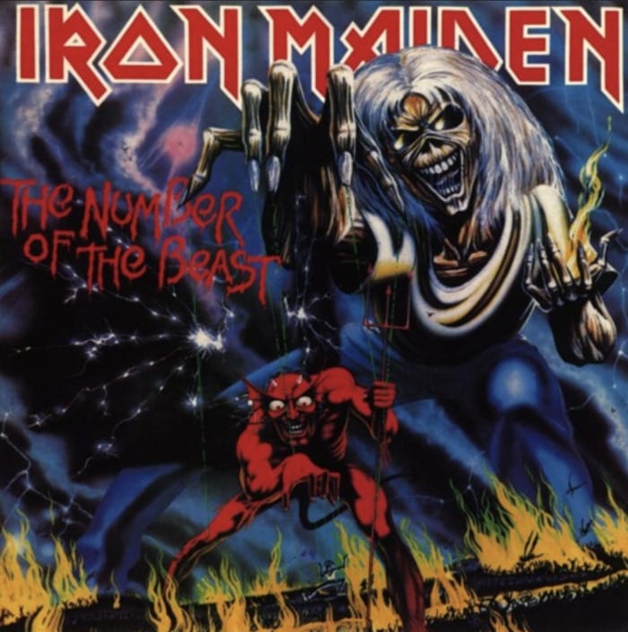 Hellfire Club Shirt Design - Iron Maiden Name of the Beast Album Cover