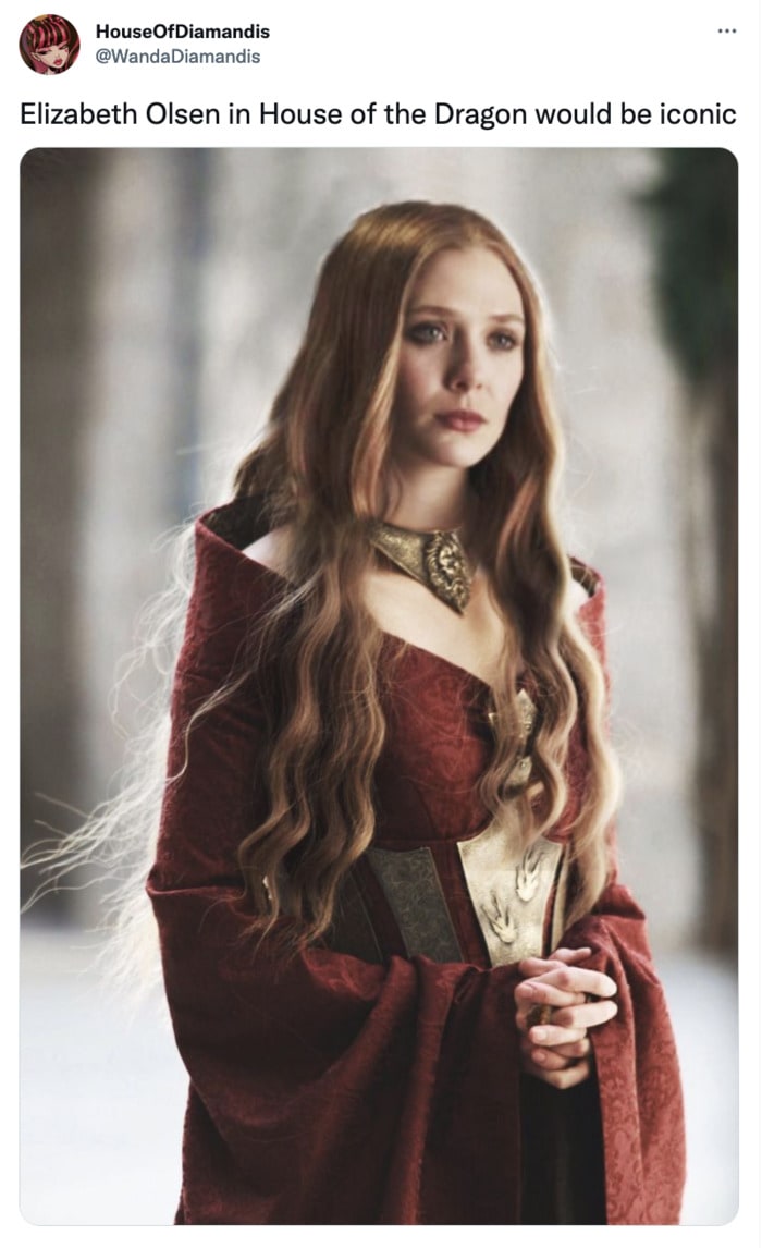 House of the Dragon Episode 3 Memes - elizabeth olson melisandre witch