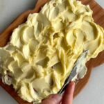 How to Make a Butter Board - spreading butter