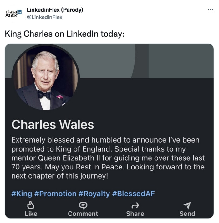 King Charles Memes Tweets - LinkedIn