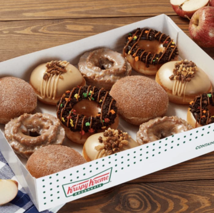 Krispy Kreme Fall Menu 2022 - Fall Donuts Box