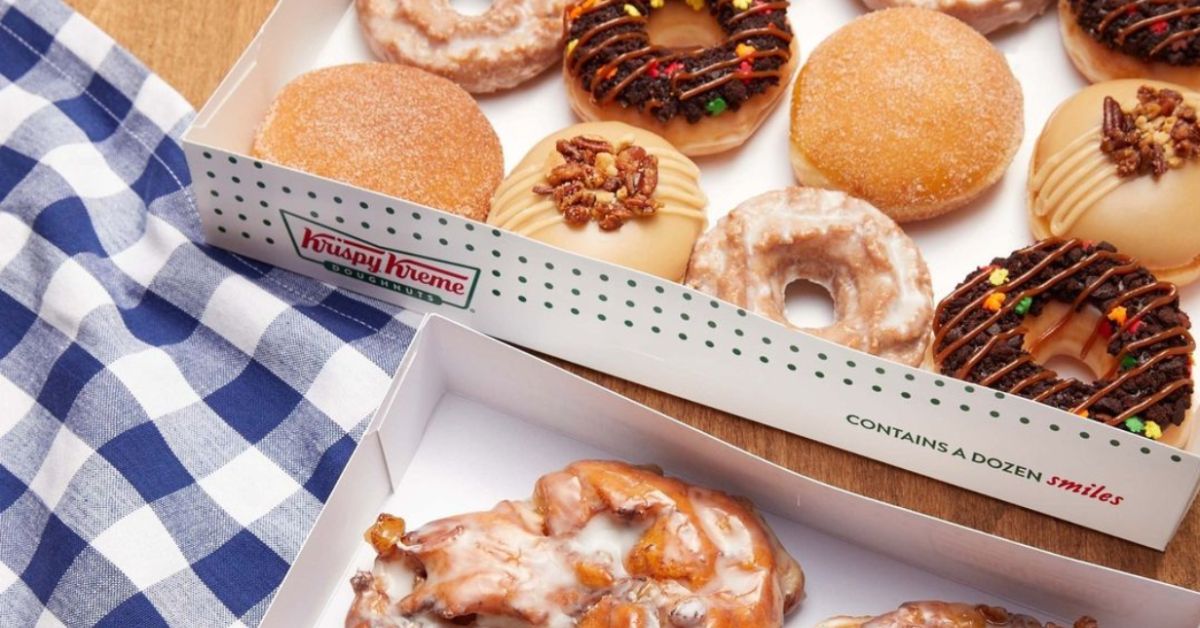 Krispy Kreme Adds Apple Fritters and New Fall Donuts to Their Fall Menu (2022) Let