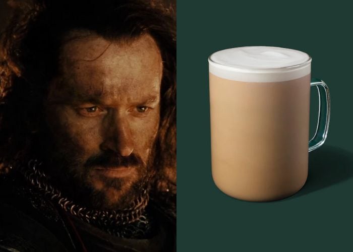 Lord of the Rings Starbucks Order - Isildur dirty chai latte