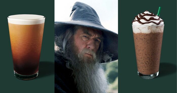 Lord of the Rings Starbucks Order