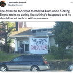 Lord of the Rings of Power Memes Tweets - cheater