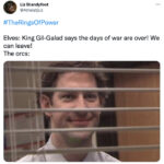Lord of the Rings of Power Memes Tweets - elves orcs office