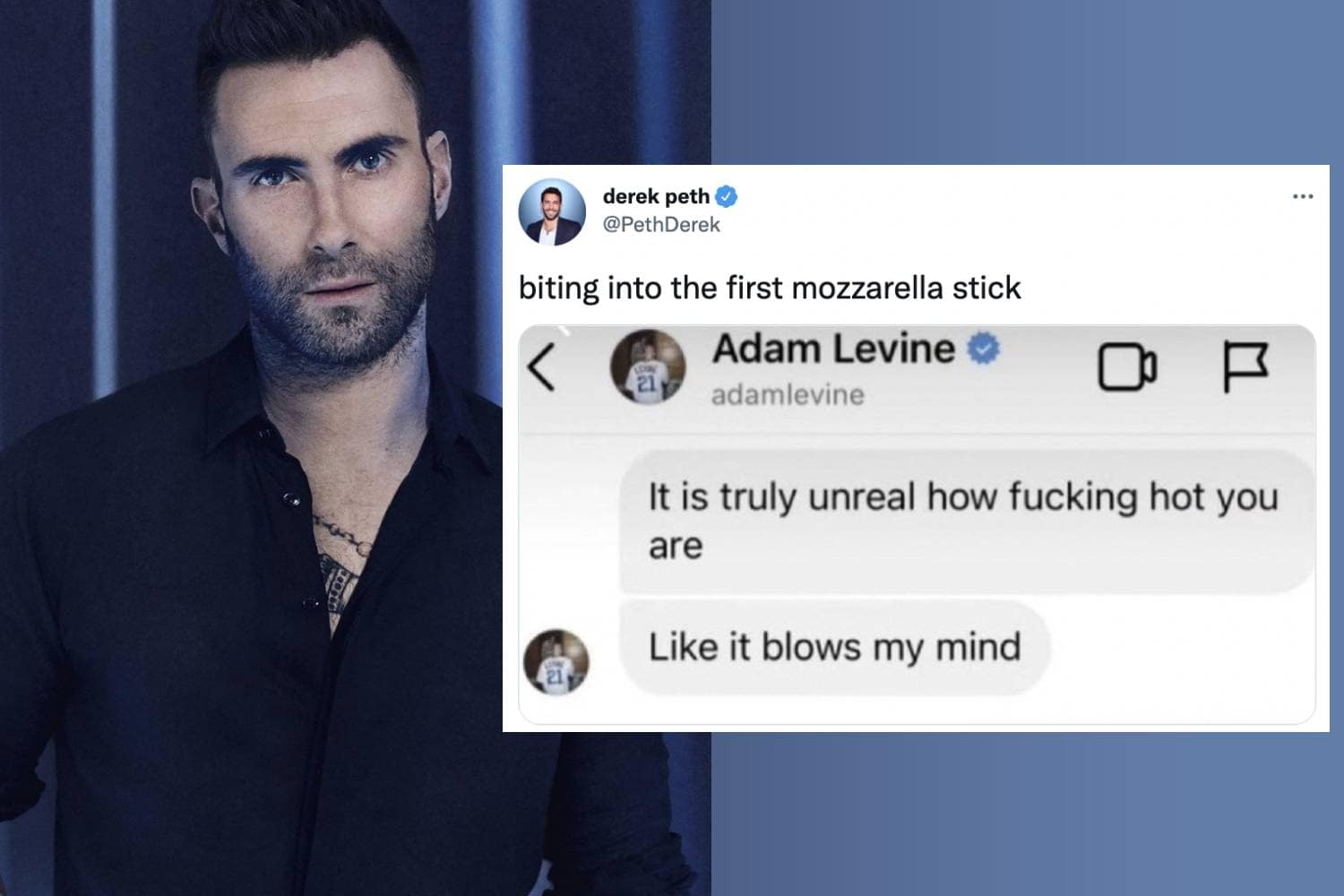 Adam Levine Text Meme Template