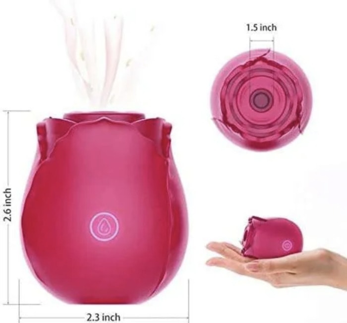 Rose Vibrator Review - size of the toy