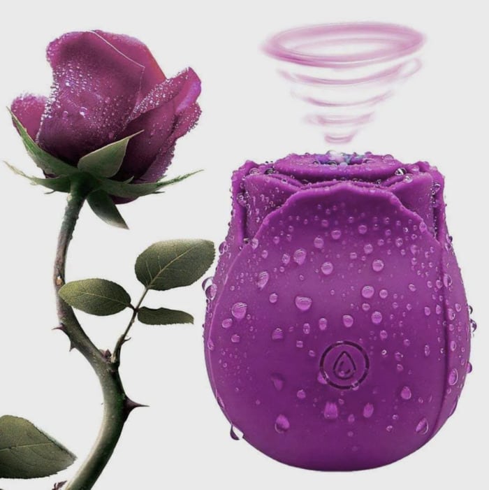 Rose Vibrator Review - purple toy