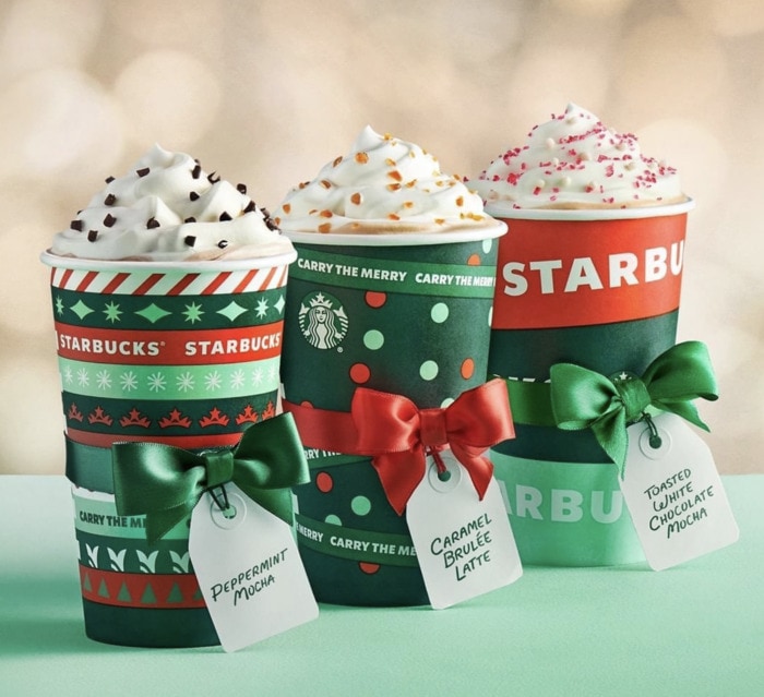 Starbucks Holiday Menu 2022 - Holiday Drinks