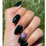 Black Nails - Black Nature Nails