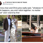 Chris Pine Don't Worry Darling Premiere Memes Tweets - chris pine gemma chan