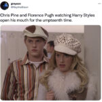 Chris Pine Don't Worry Darling Premiere Memes Tweets - chris pine and florence pugh high school musical