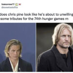 Chris Pine Don't Worry Darling Premiere Memes Tweets - hunger games
