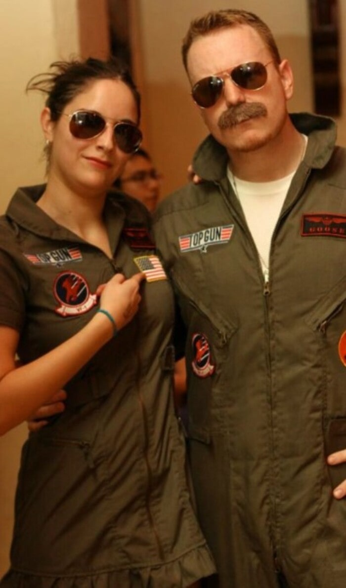 Couples Halloween Costumes 2022 - Top Gun and Goose
