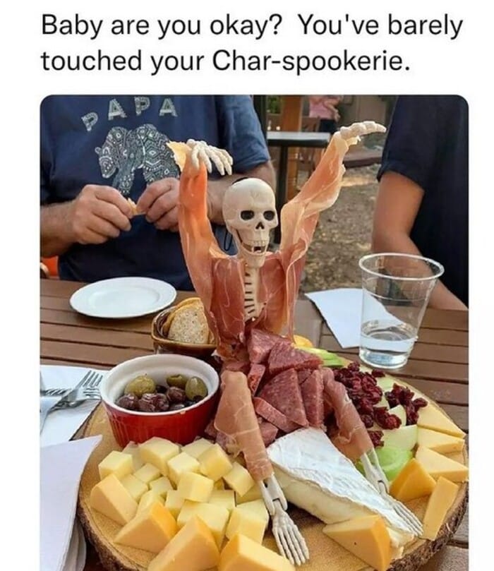 Halloween Memes - charcuterie board