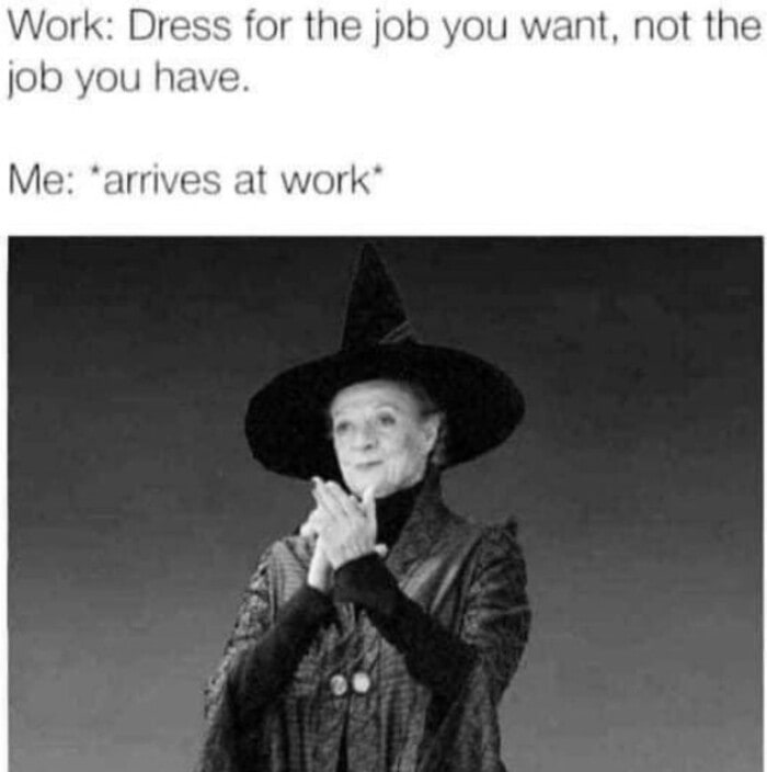 Halloween Memes - work outfit