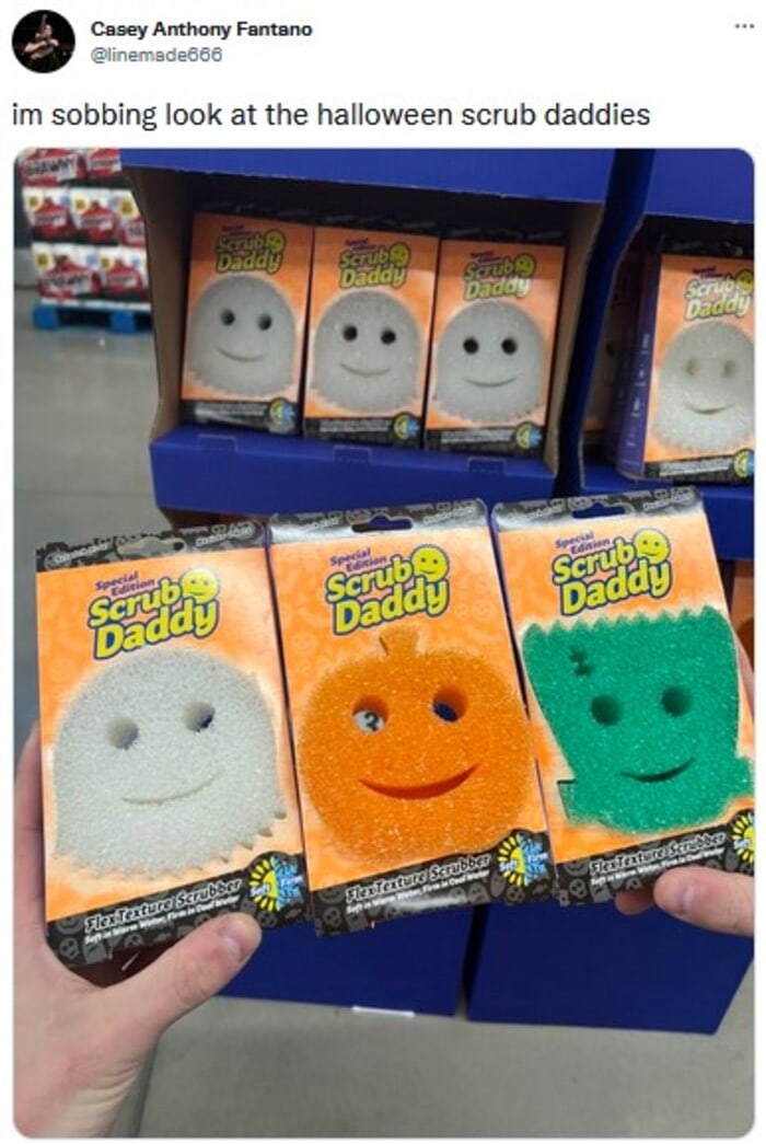 Halloween Memes - halloween scrub daddies