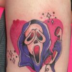 Halloween Tattoos - Ghost Face Tattoo