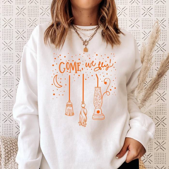 Hocus Pocus Quotes - come we fly sweatshirt