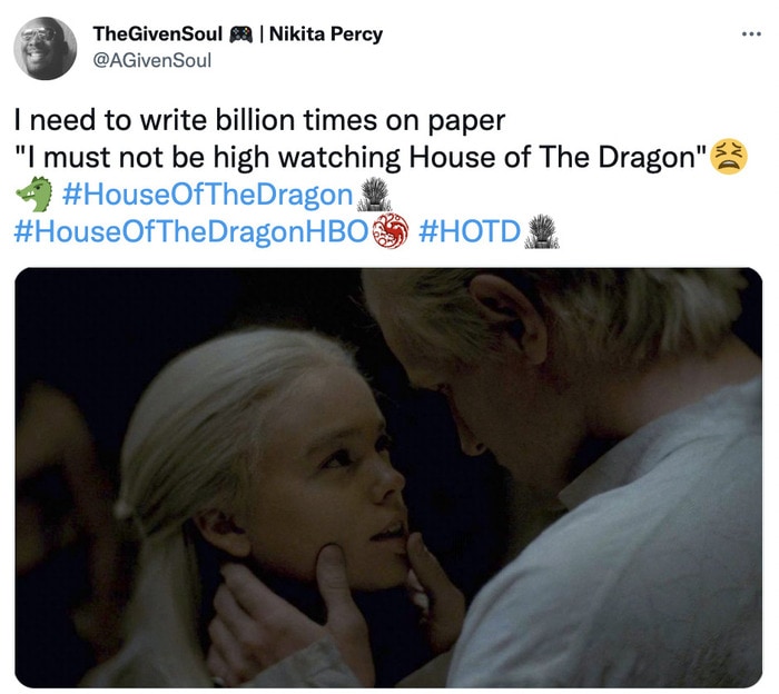 House of the Dragon Episode 4 Memes - dont watch this high