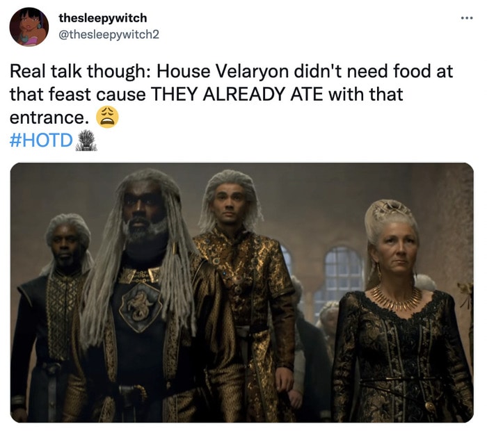 House of the Dragon Episode 5 Memes - velaryon family entrance