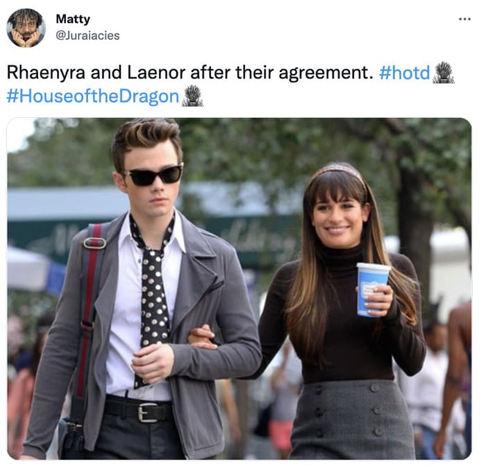 House of the Dragon Episode 5 Memes - glee ryhenera and laenor