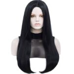 Morticia Addams Costume - Long Black Wig