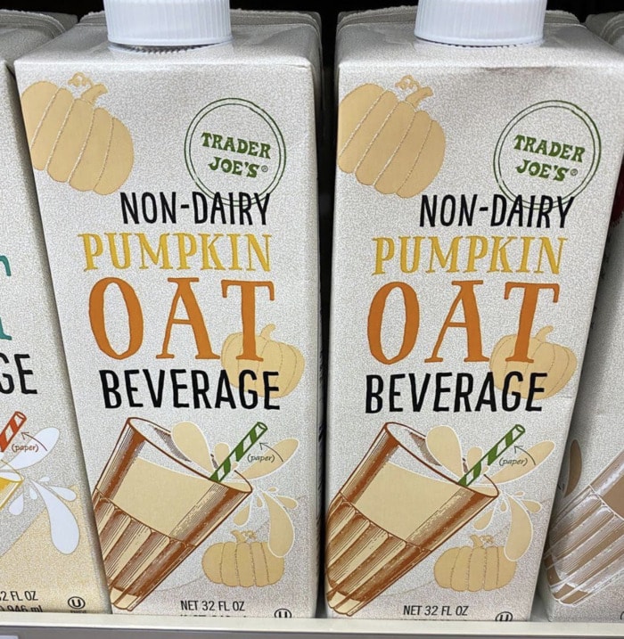 Trader Joe's Fall Items 2022 - Non-Dairy Pumpkin Oat Beverage