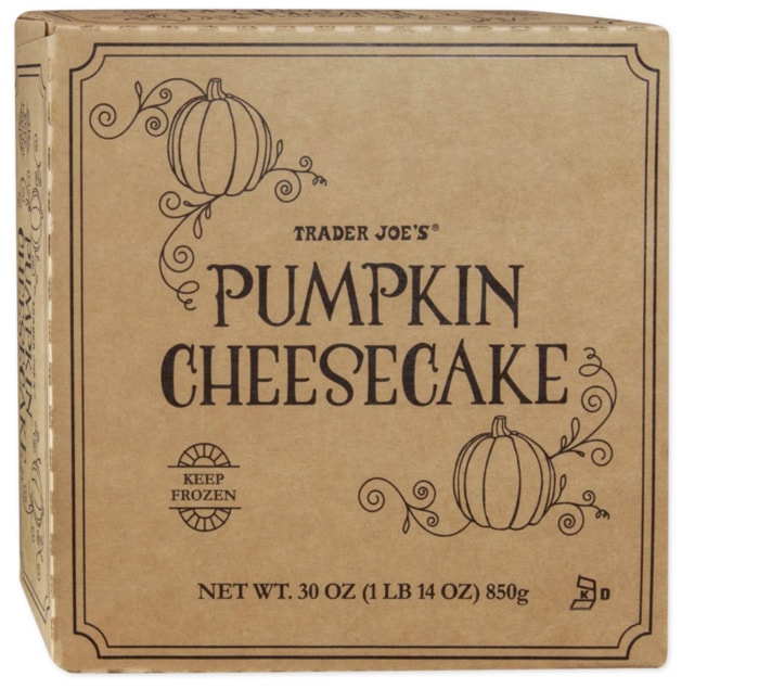 Trader Joe's Fall Items 2022 - Pumpkin Cheesecake