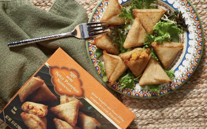 Trader Joe's Fall Items 2022 - Mini Spicy Pumpkin Samosas