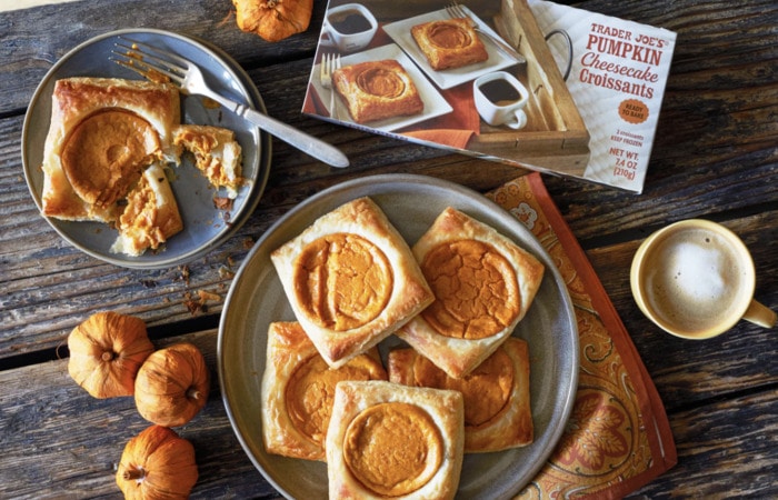 Trader Joe's Fall Items 2022 - Pumpkin cheesecake croissants