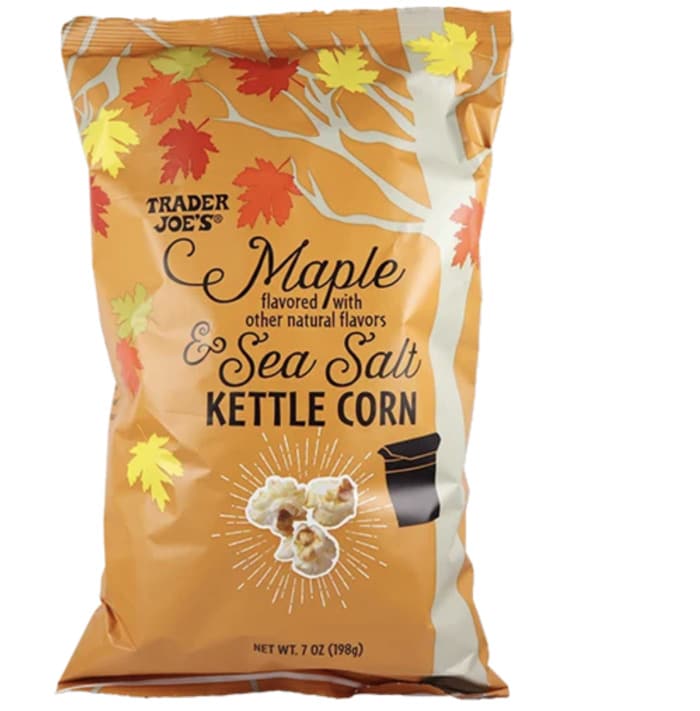 Trader Joe's Fall Items 2022 - Maple Sea Salt Kettle Corn